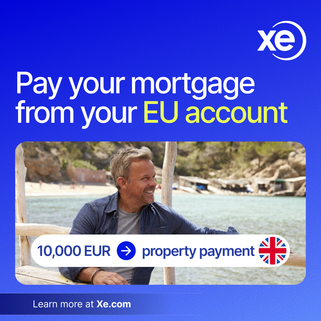XE.com Facebook ad