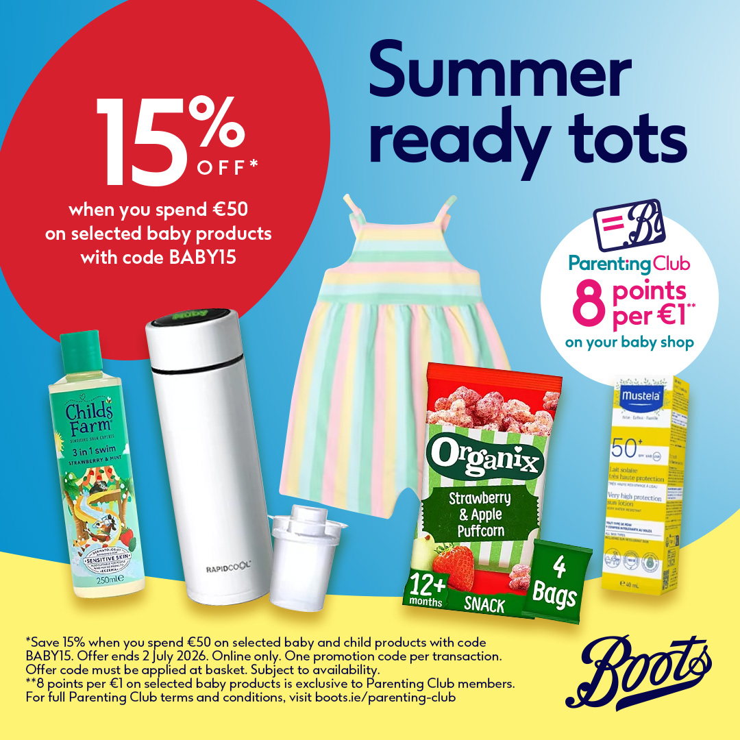 Boots Ireland Facebook ad