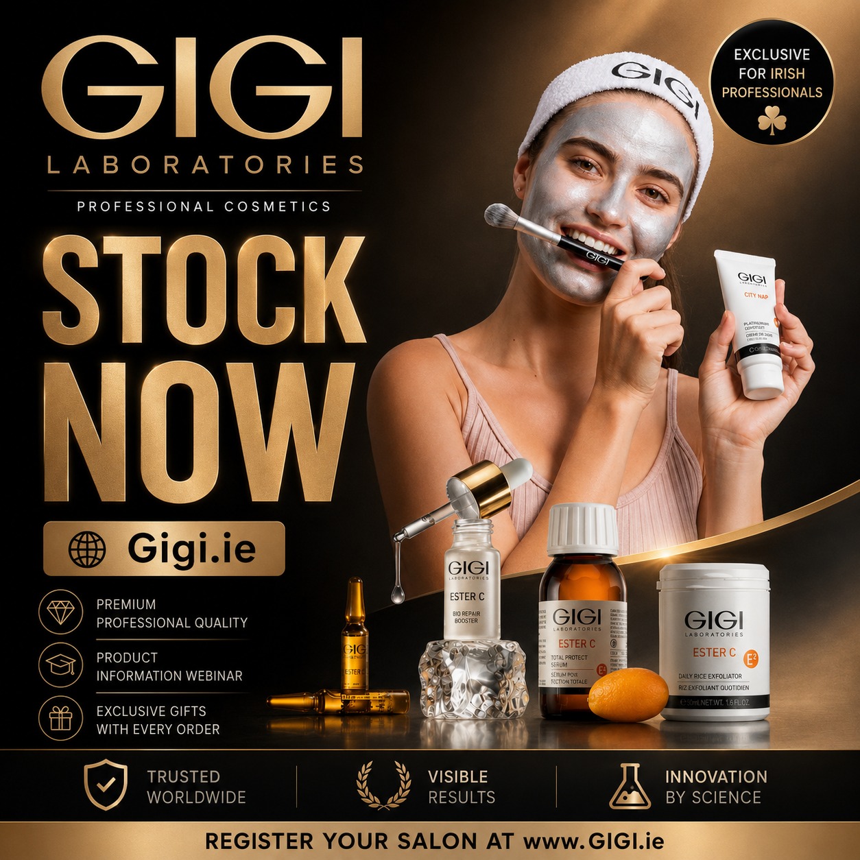 Gigi Laboratories Ireland Facebook ad: Gigi Registration form