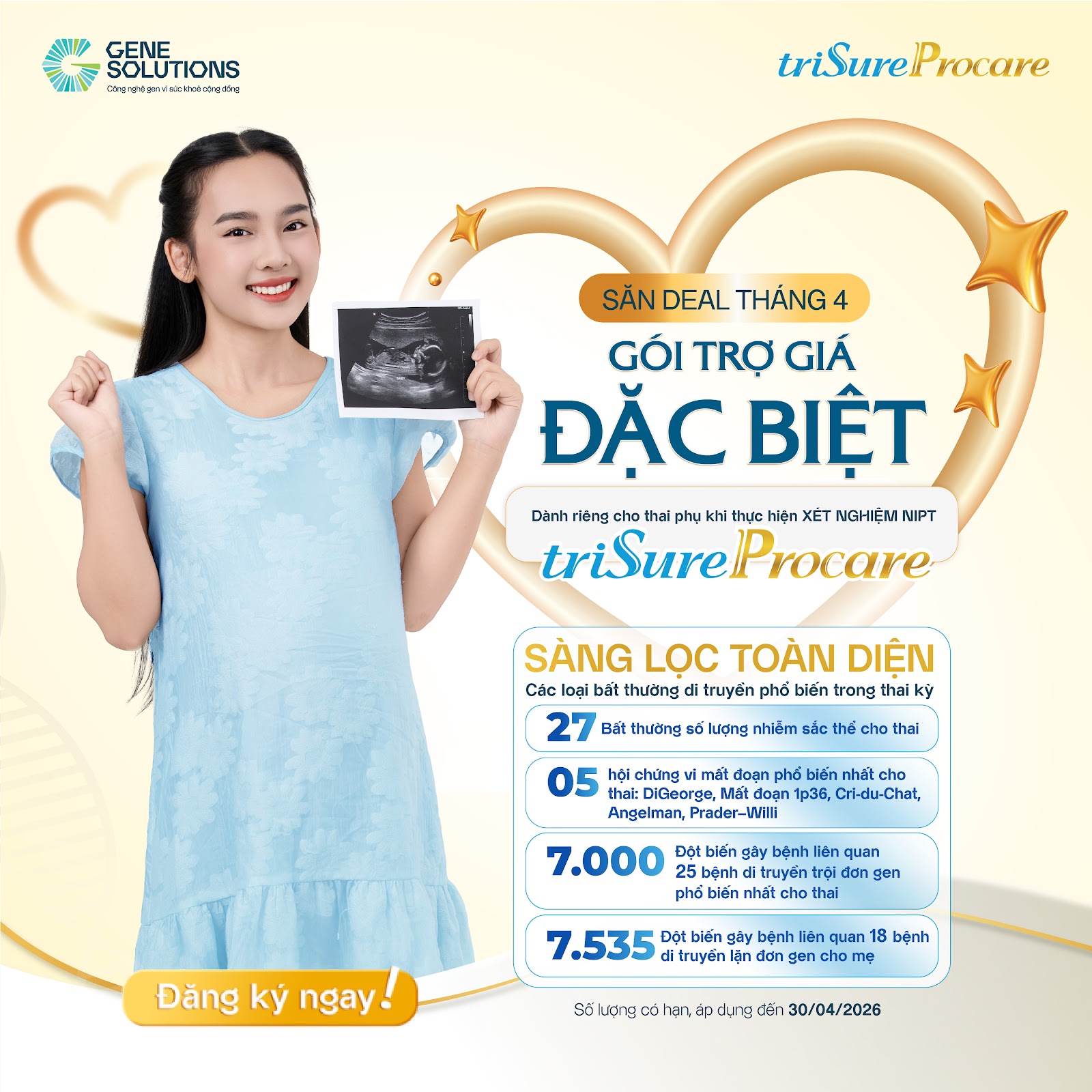 triSure NIPT - Gene Solutions VN Facebook ad