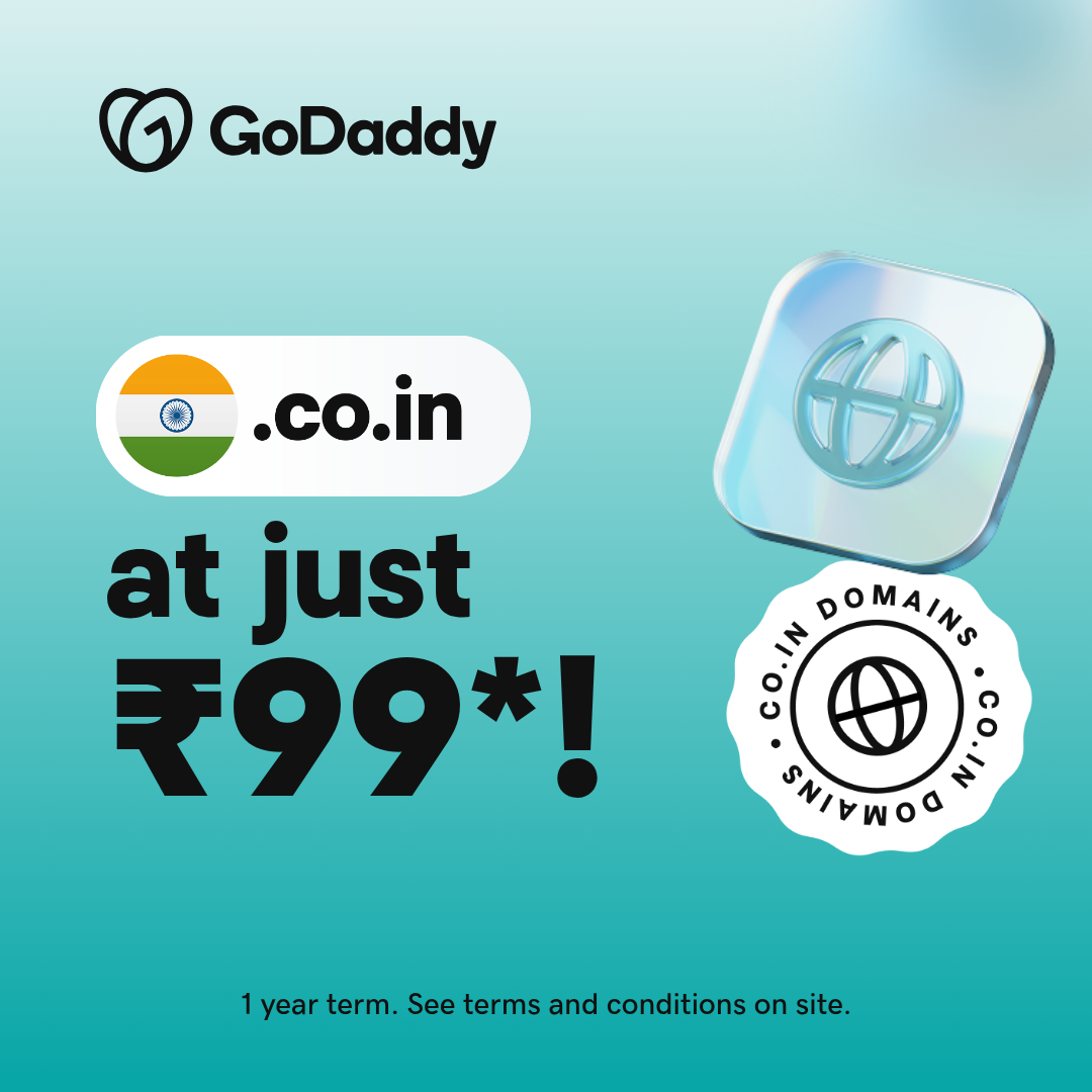 GoDaddy Facebook ad