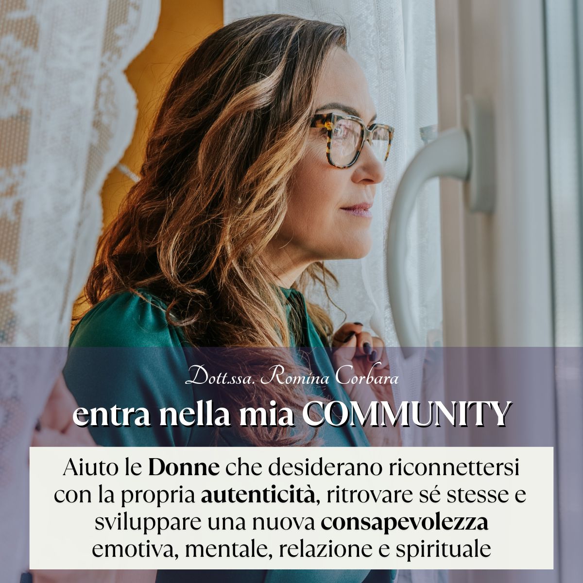 Romina Corbara Facebook ad: Community per sole Donne