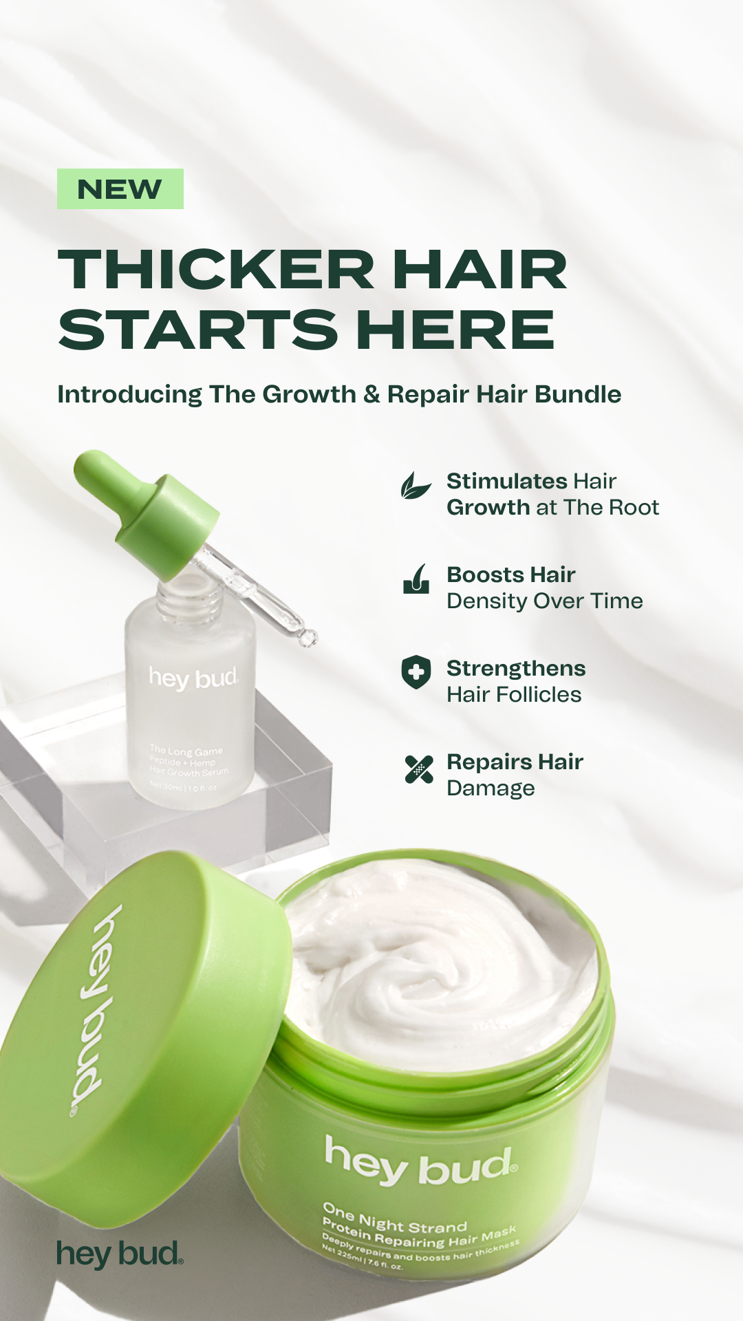 Hey Bud Skincare Facebook ad