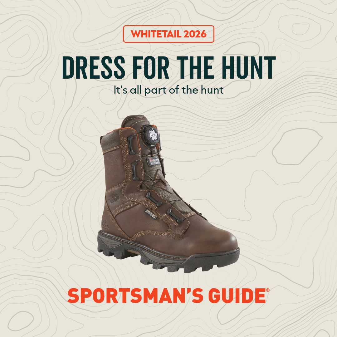 Sportsman's Guide Facebook ad: Dress for the Hunt