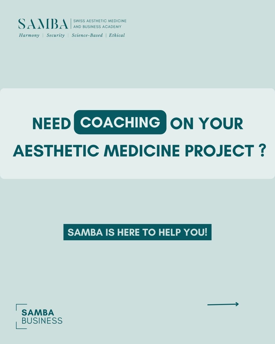 SAMBA Swiss Aesthetic Medicine & Business Academy Facebook ad