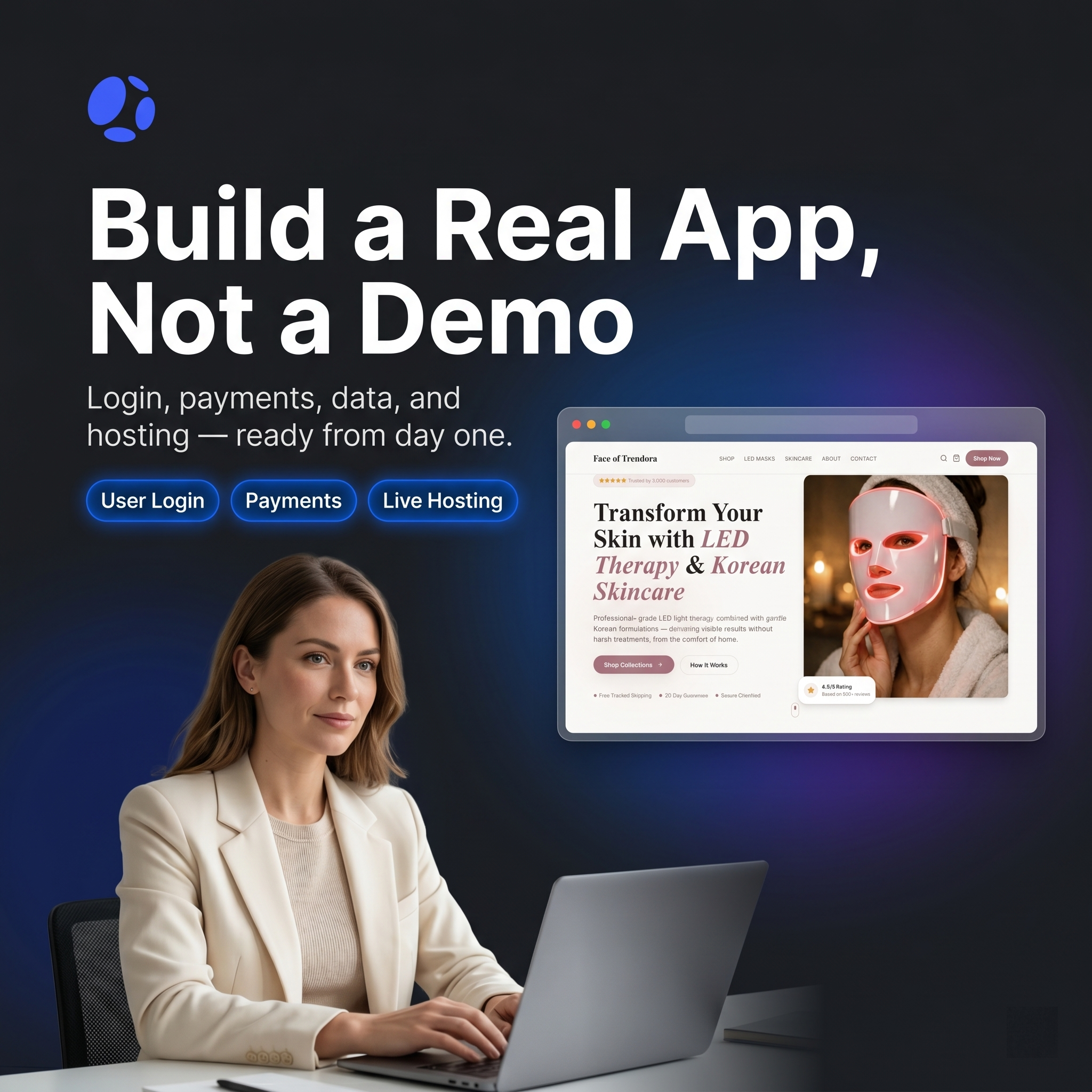 Atoms.dev Facebook ad