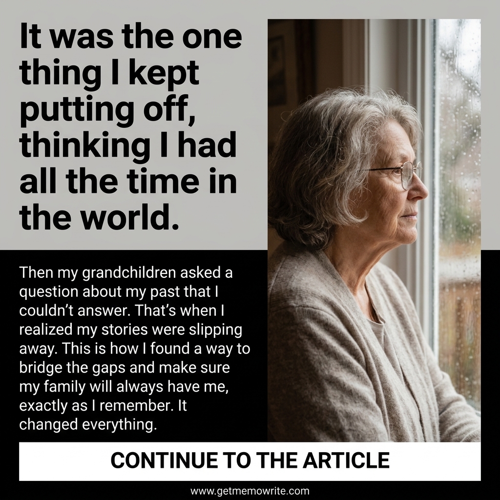 Memowrite Facebook ad