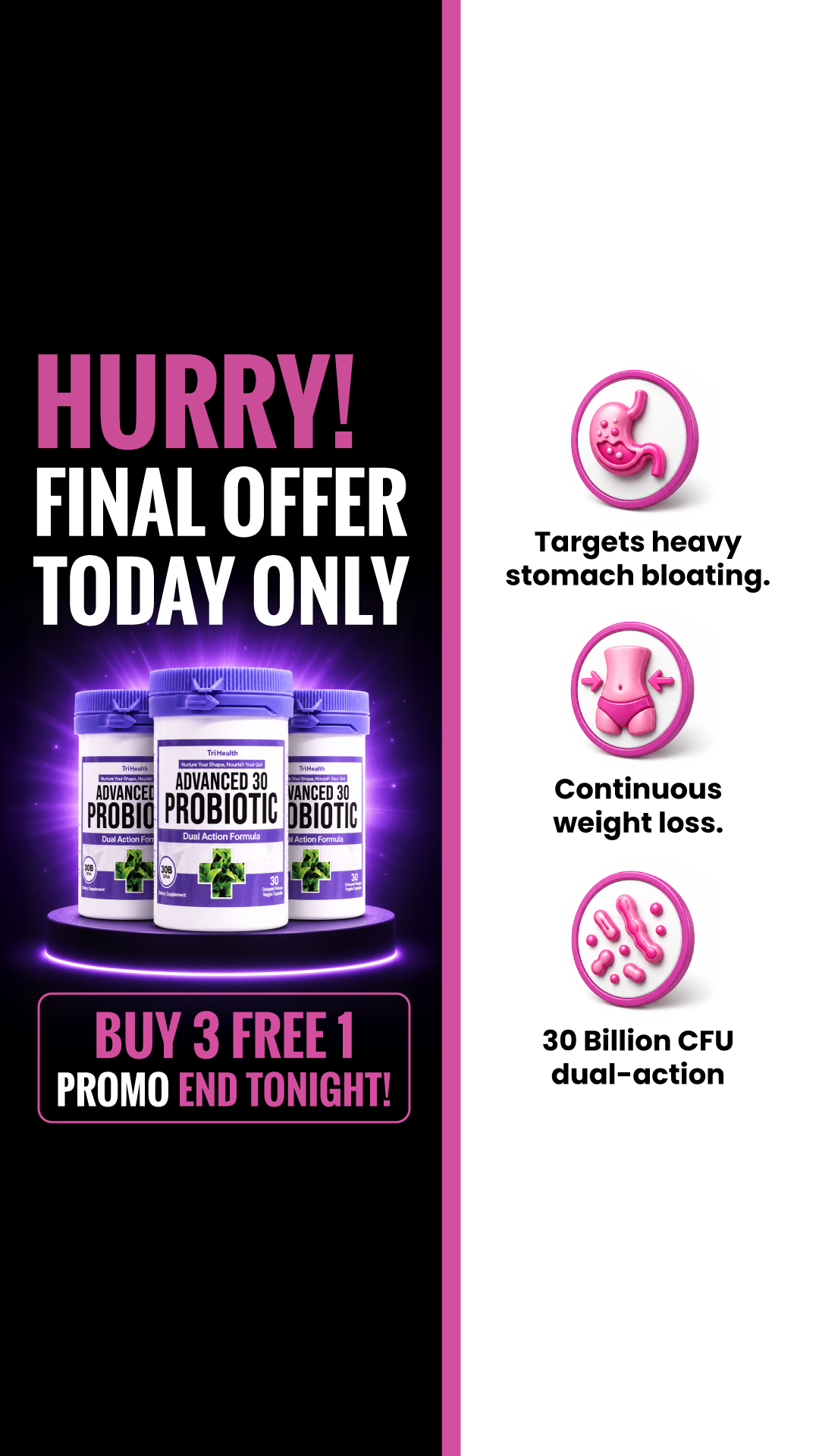 TriHealth Probiotic Philippines Facebook ad