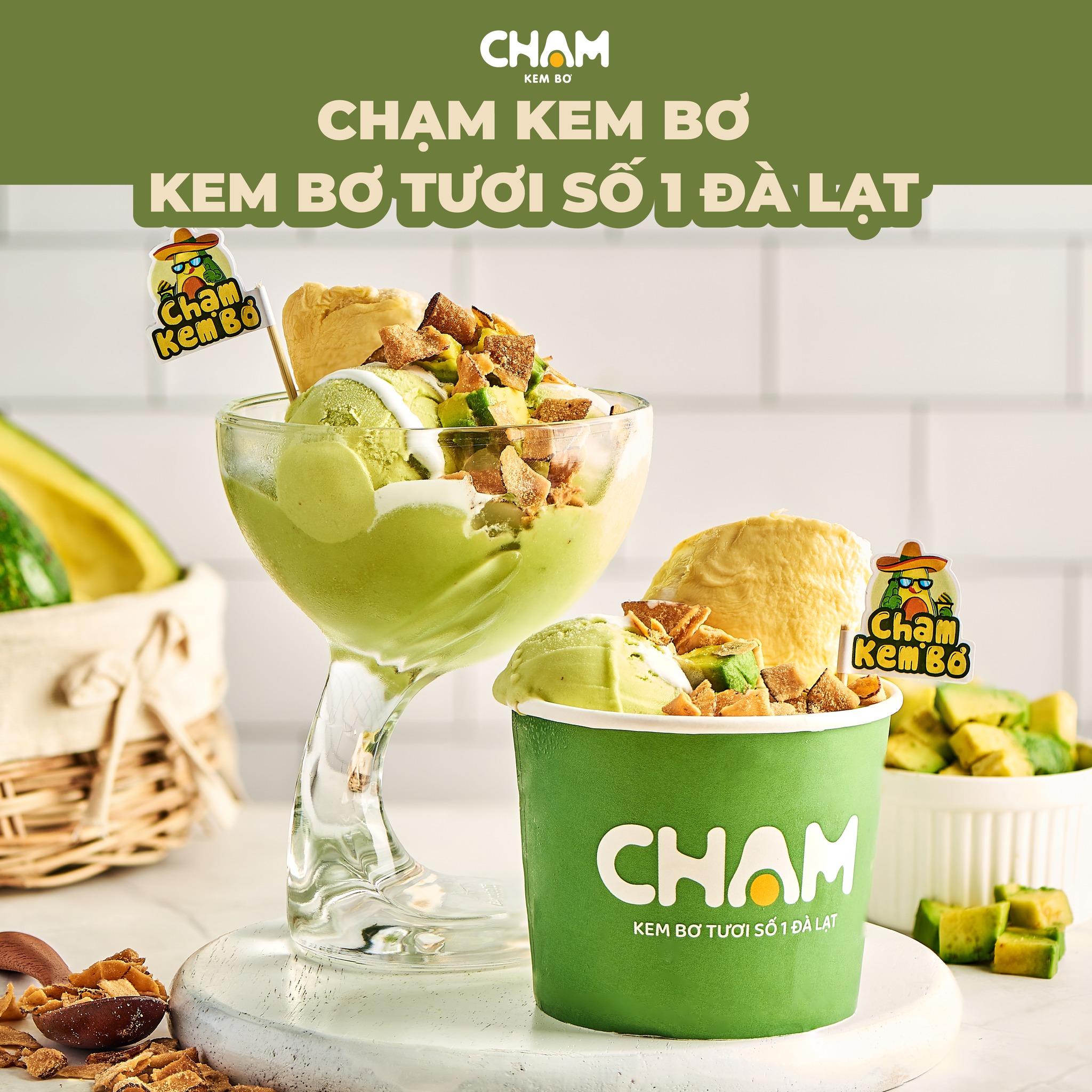 Chạm - Cafe & Kem Bơ Đà Lạt Facebook ad
