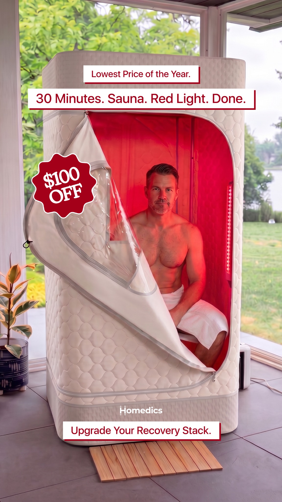 Homedics Facebook ad