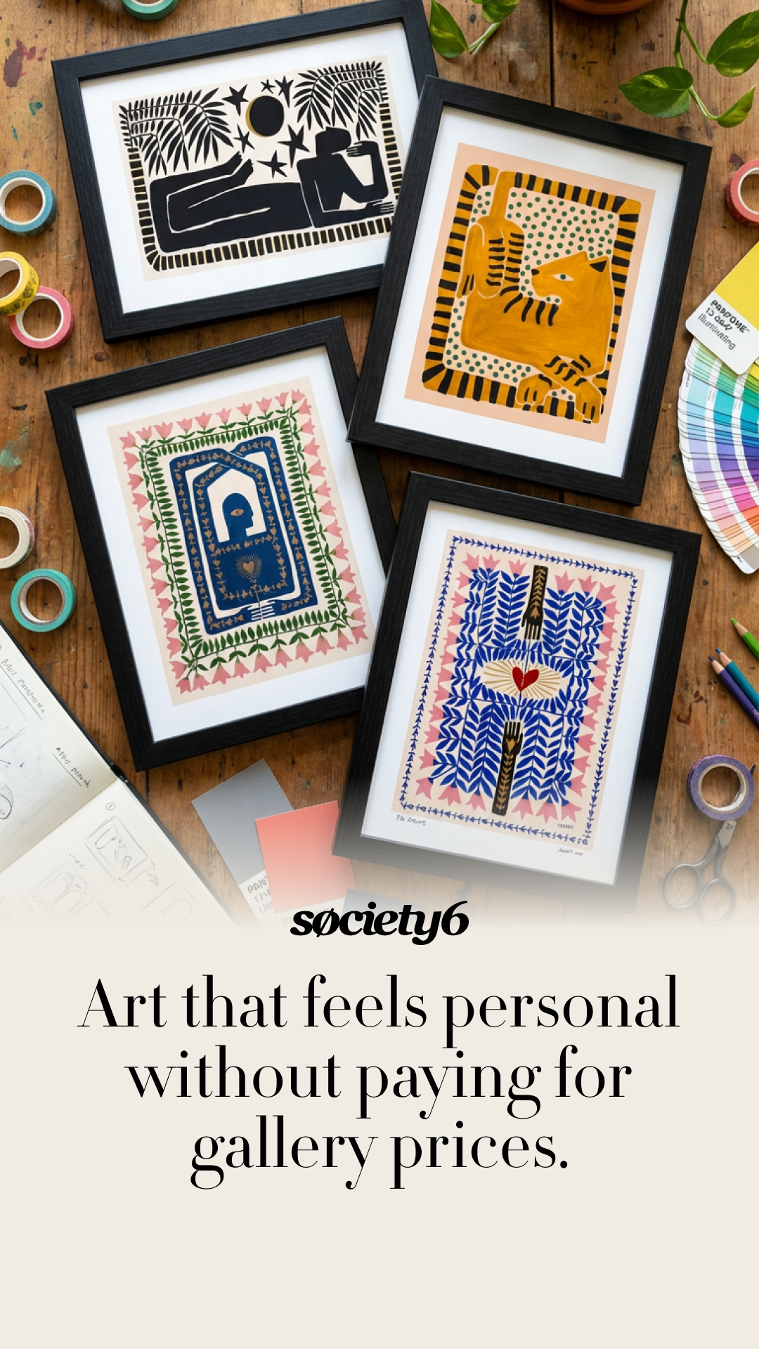 Society6 Facebook ad