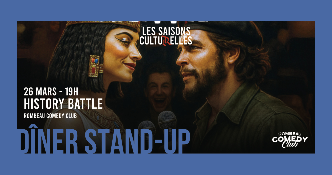Auberge du Domaine De Rombeau Facebook ad: Dîner Stand-Up, History Battle