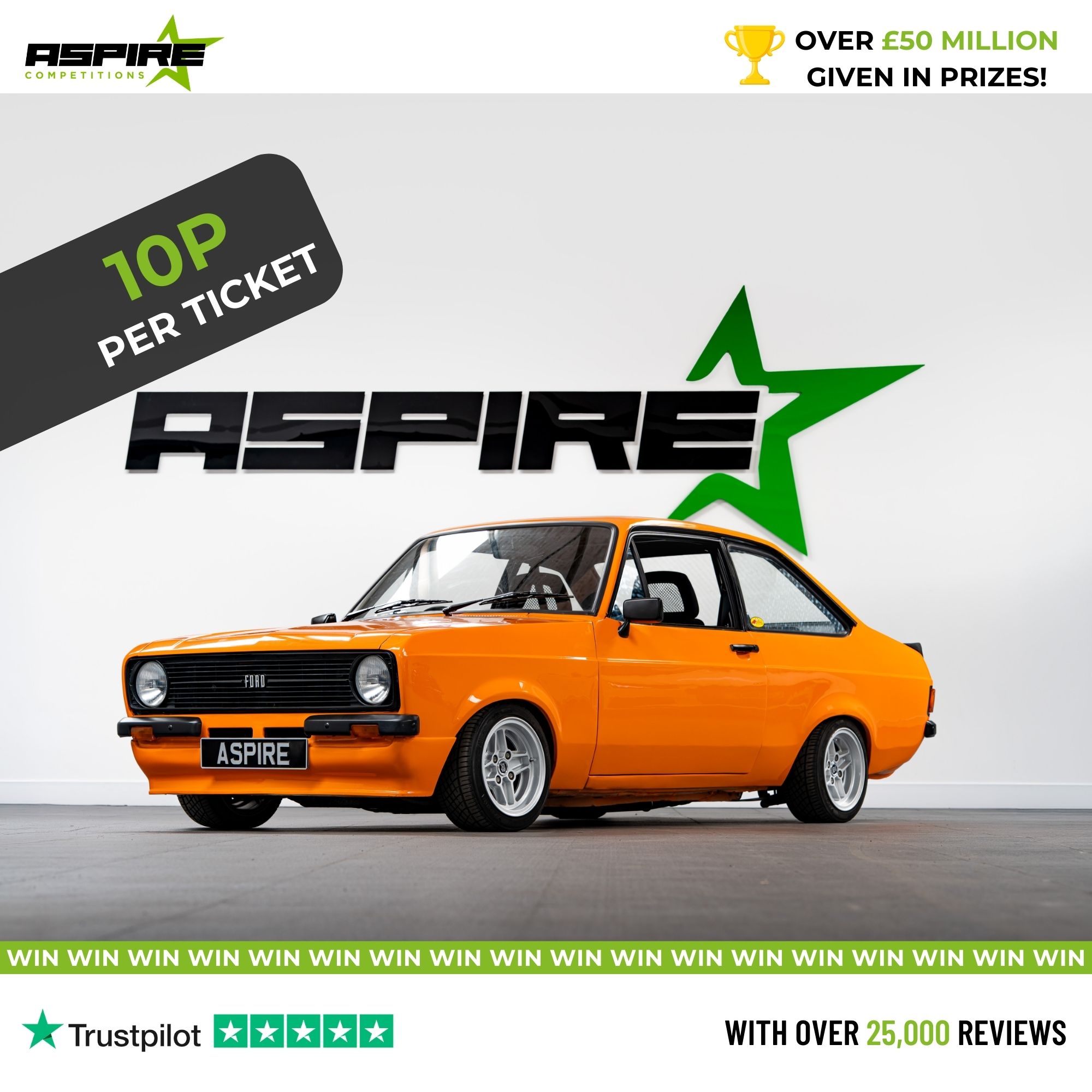 Aspire Competitions Ltd Facebook ad