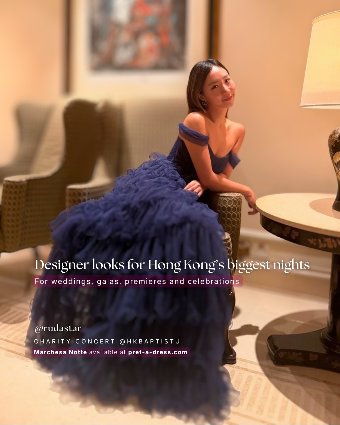Pret-a-Dress.com Facebook ad: For Hong Kong’s biggest nights