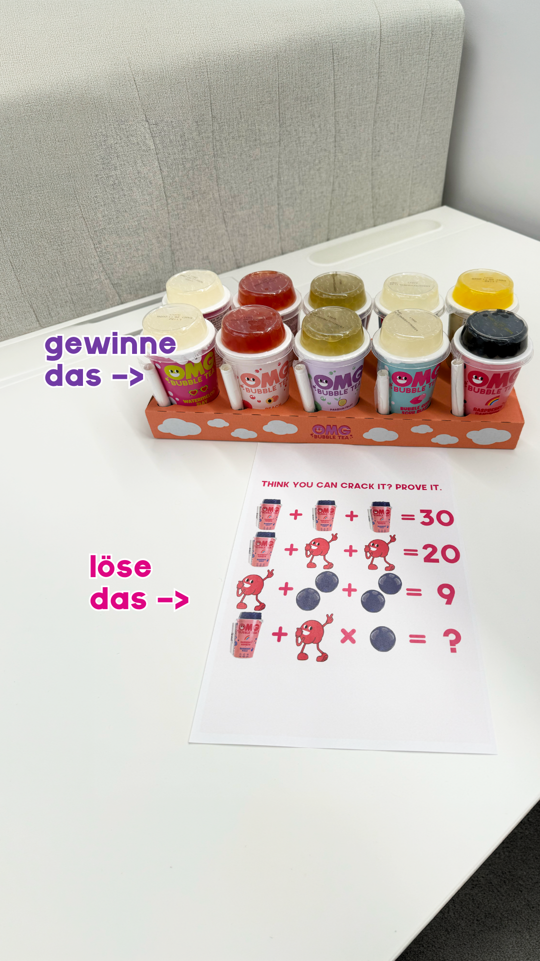 OMG Bubble Tea Facebook ad
