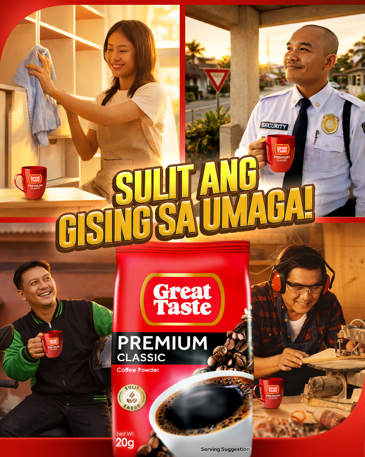 Great Taste Coffee Facebook ad