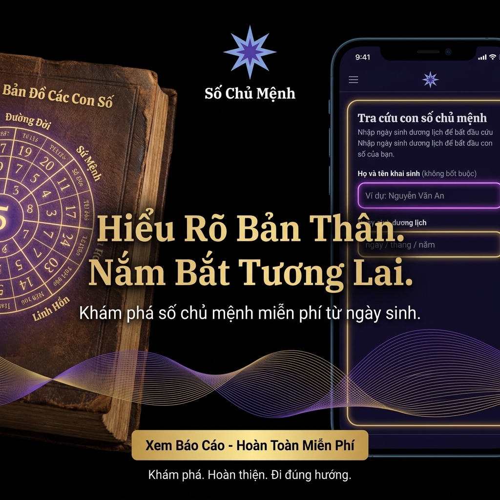 Sochumenh.vn - Tra Cứu Thần Số Học, Giải Mã Số Mệnh Facebook ad: Thần Số Học Chuyên Sâu