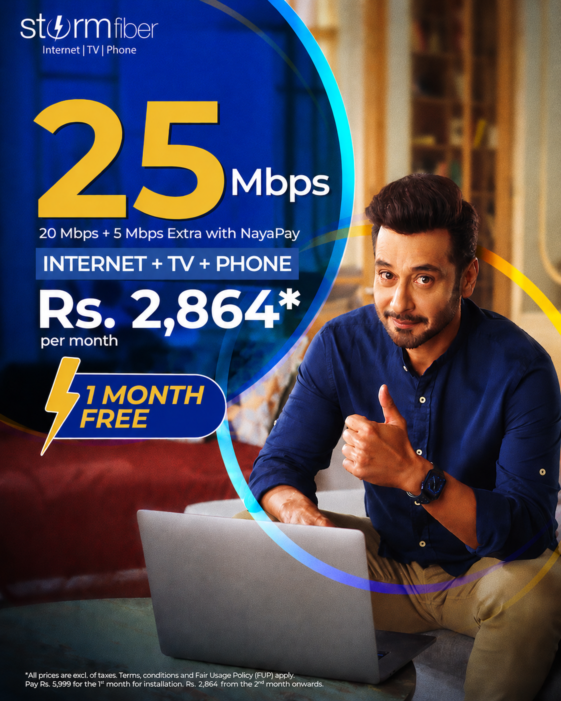 StormFiber Facebook ad