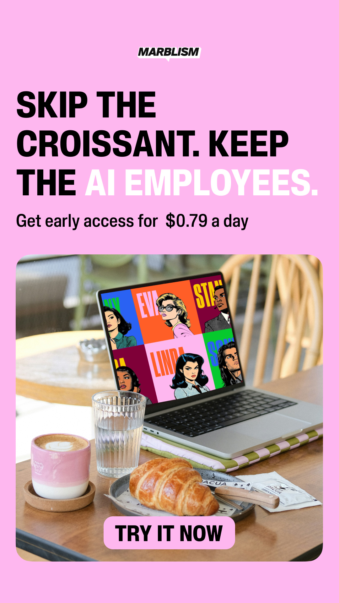 Marblism Facebook ad