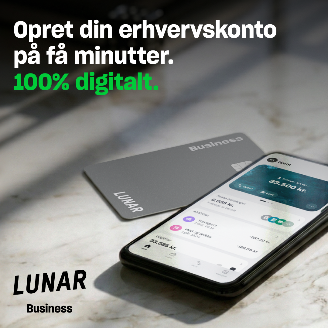Lunar Facebook ad: Ansøg nu.