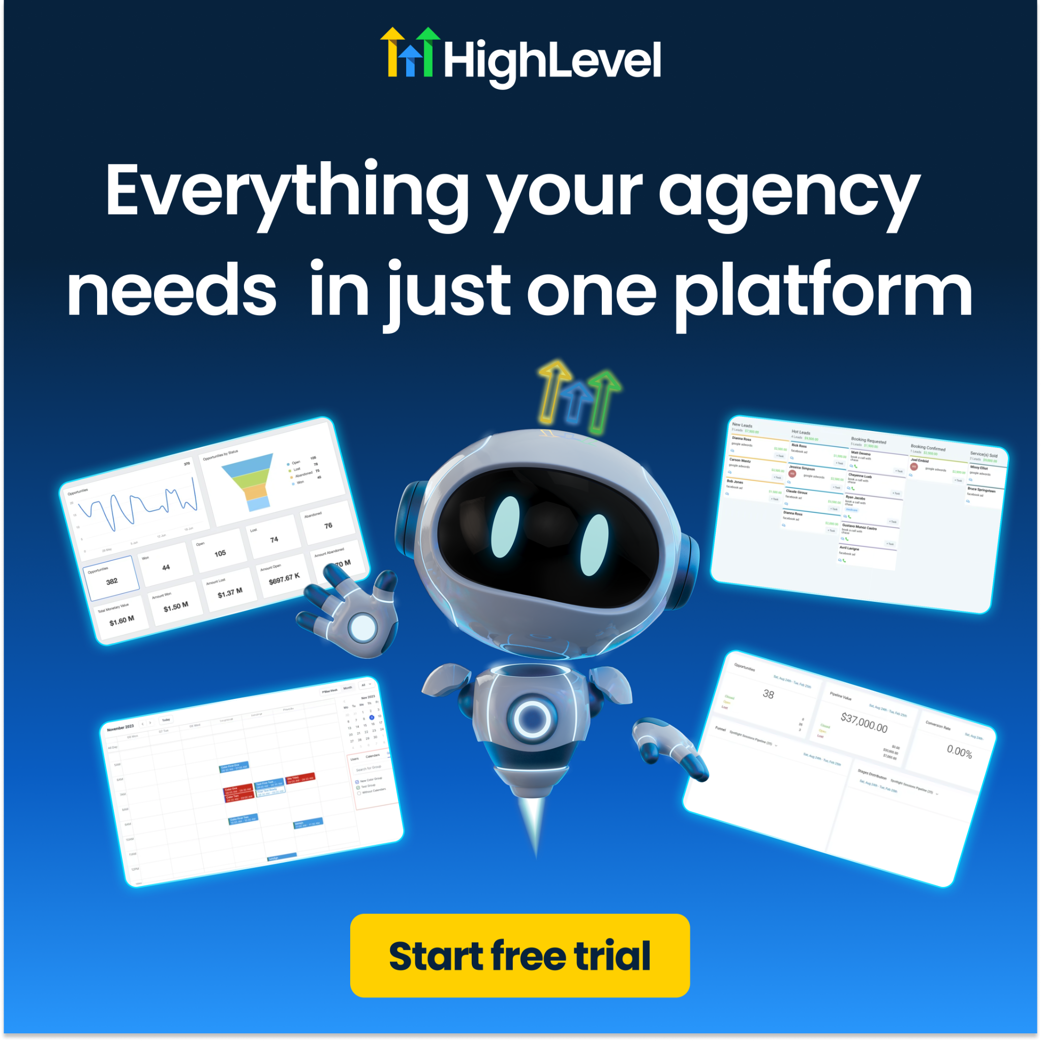 Konstantin Facebook ad: Try Go High Level for 14 Days And Get Ad Course As Bonus