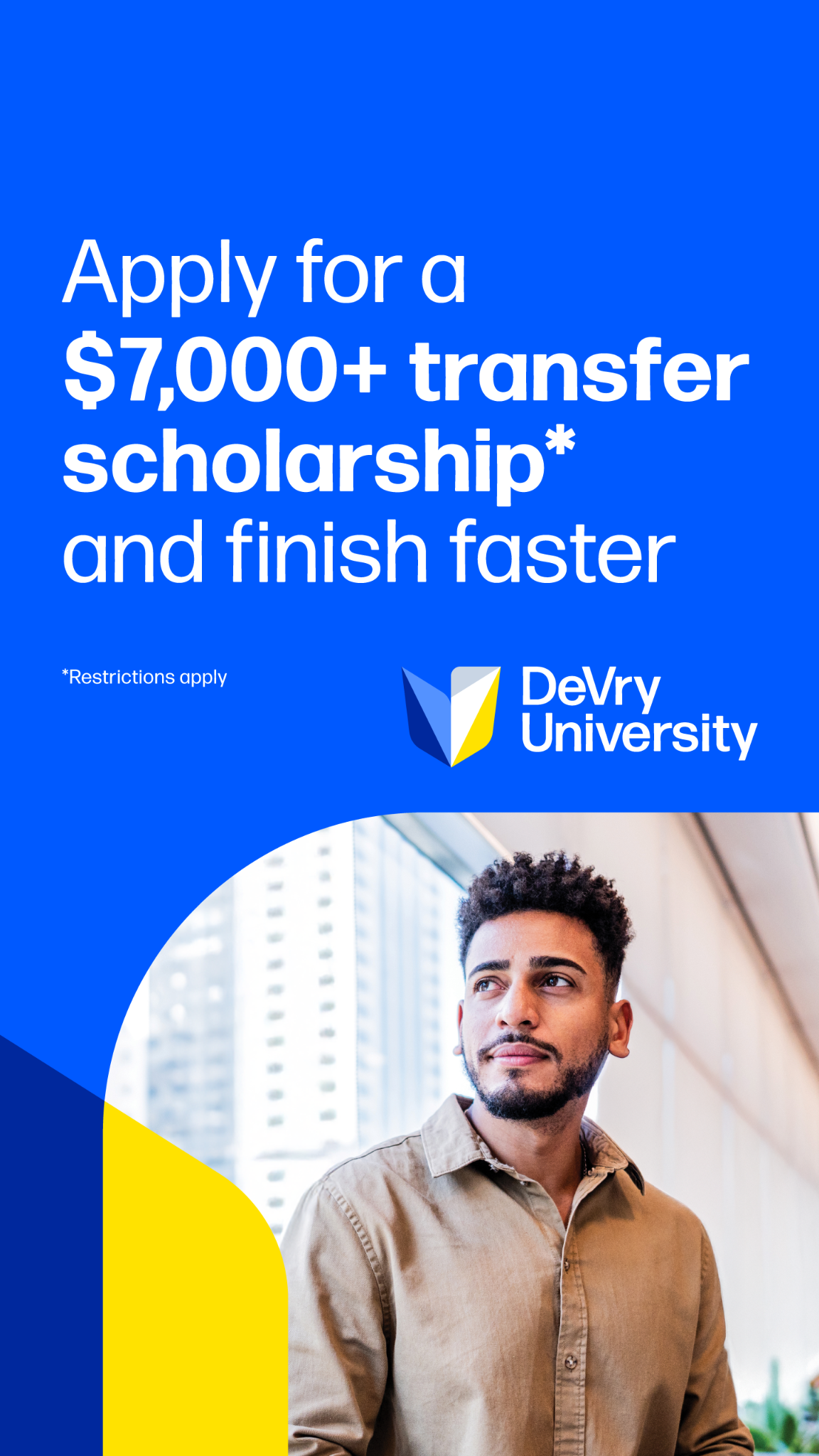 DeVry University Facebook ad