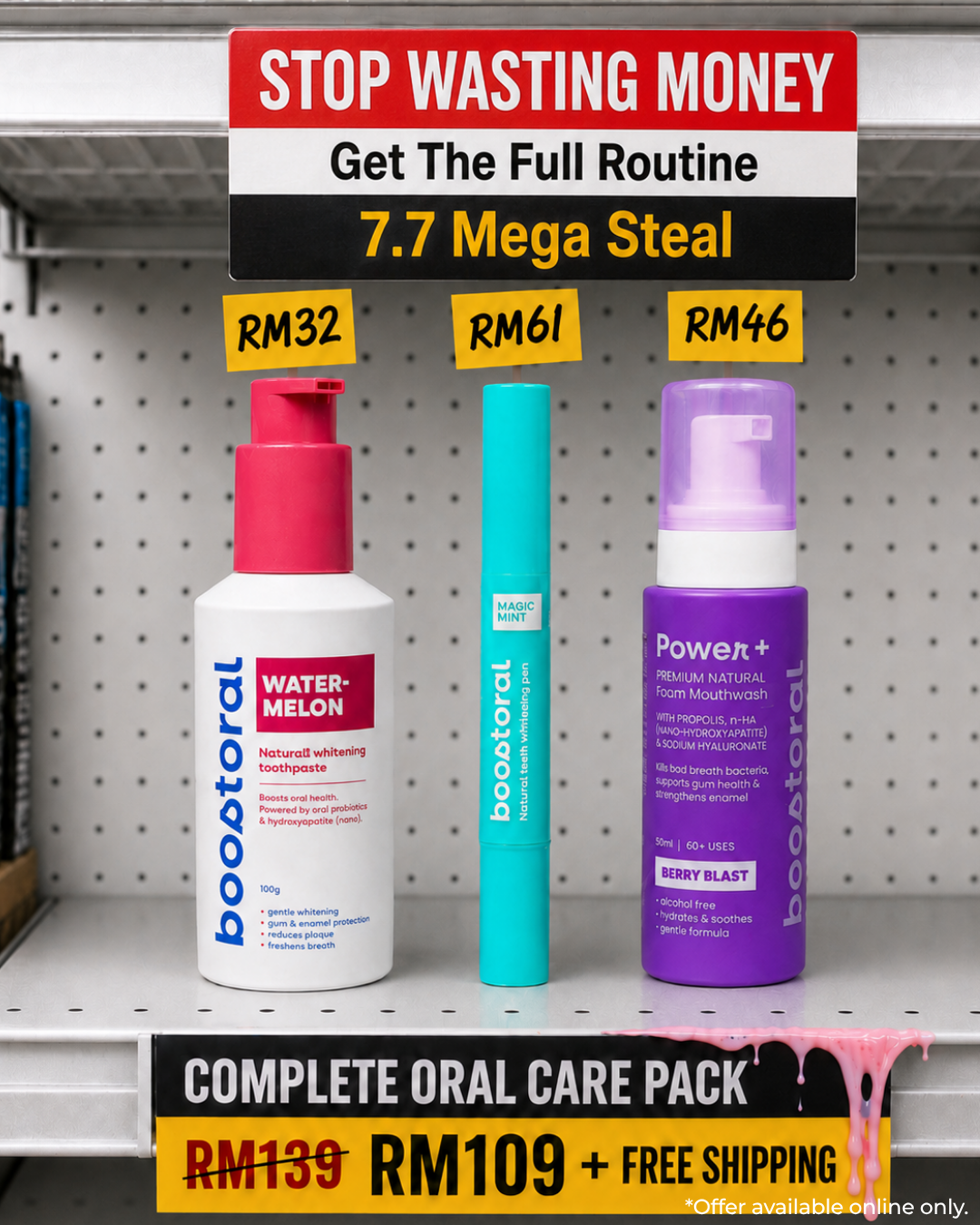 boostoral Facebook ad