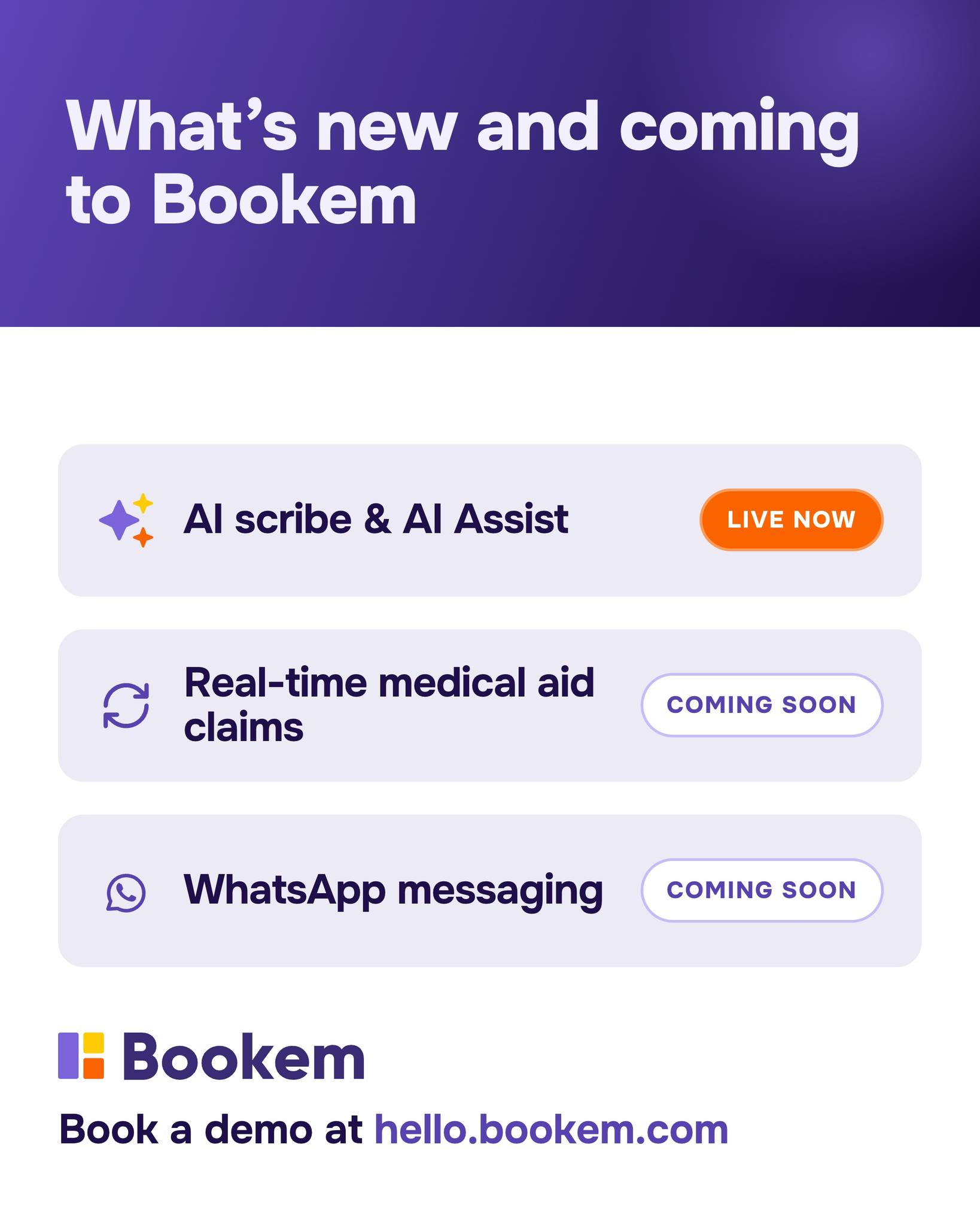 Bookem Facebook ad