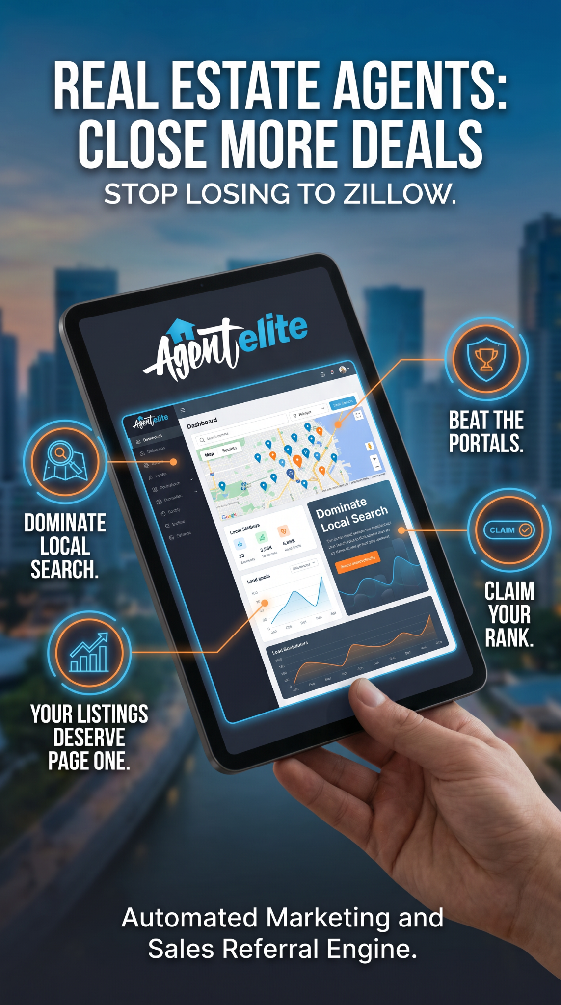 Agent Elite, Inc. Facebook ad: More Closings, Less Cost