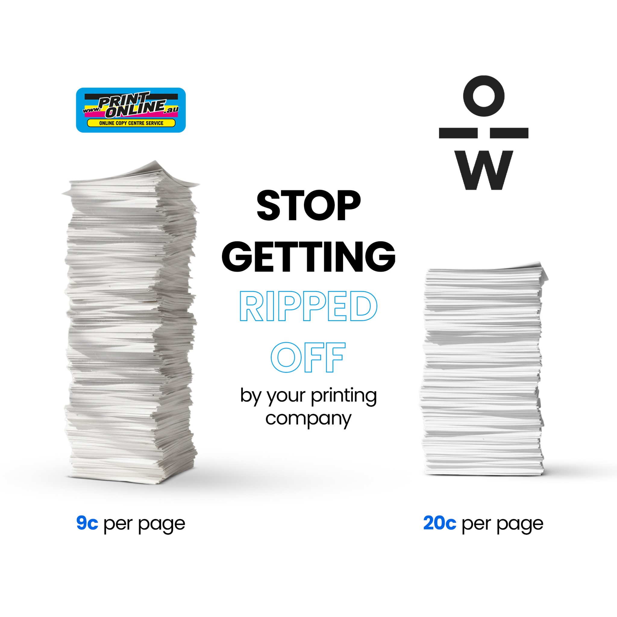 Print Online Facebook ad