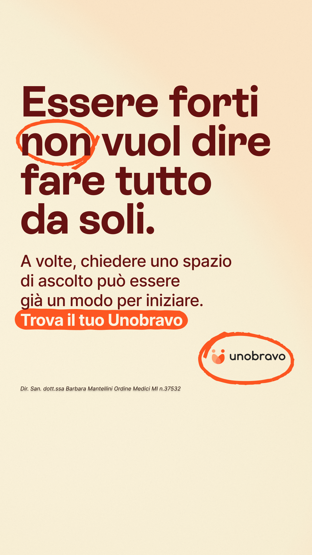 Unobravo Facebook ad