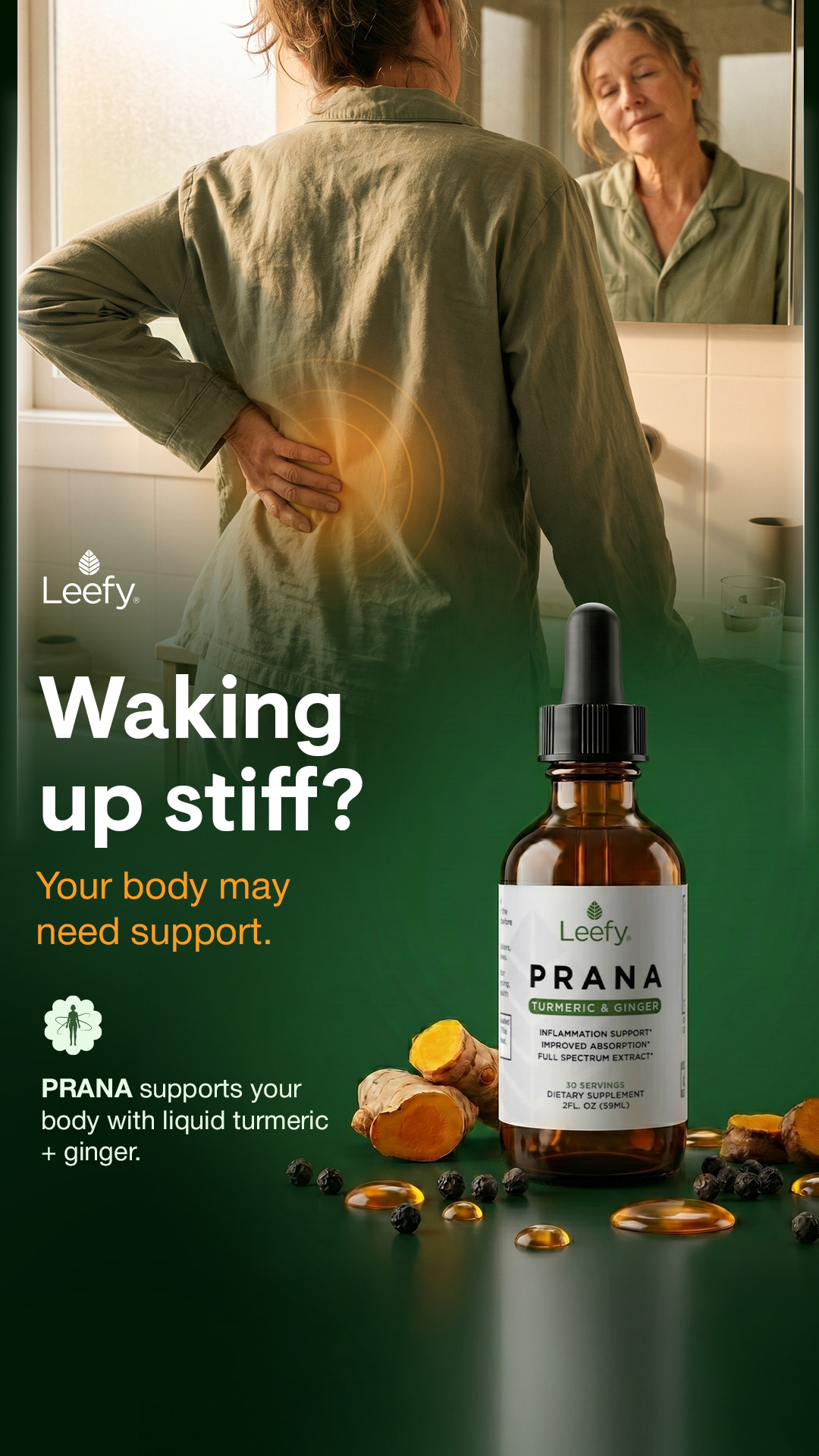 Leefy Organics Facebook ad
