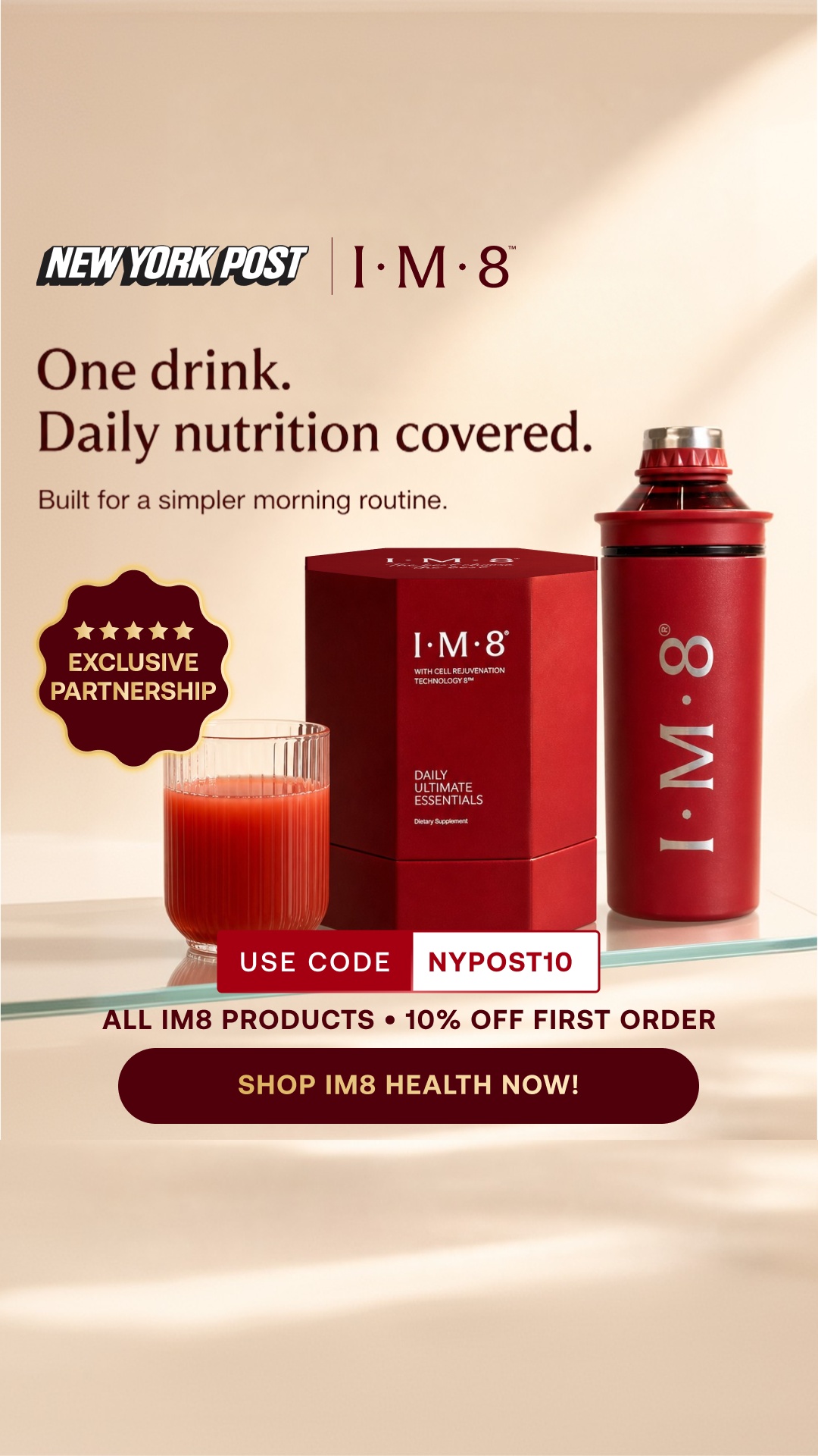 New York Post Facebook ad