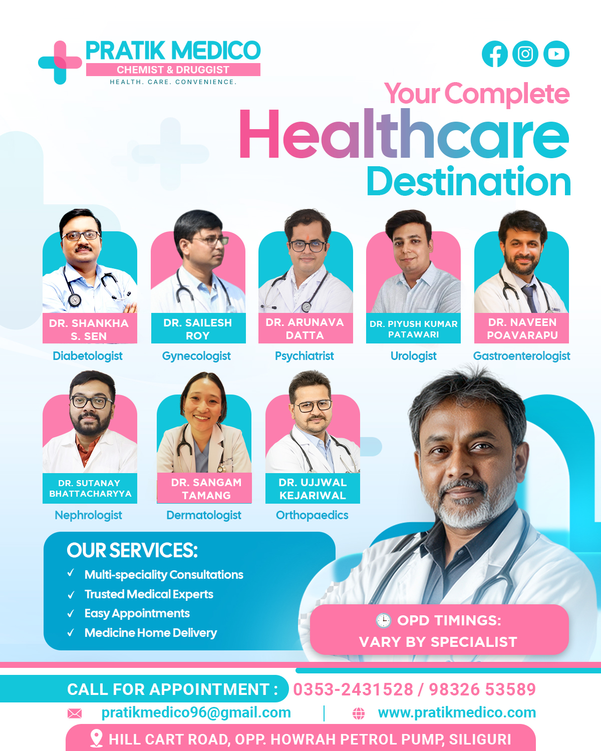 Pratik Medico Facebook ad