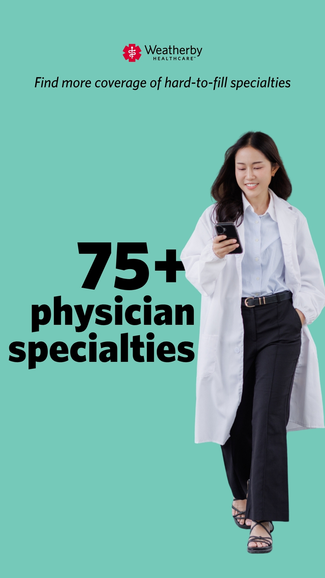 Weatherby Healthcare Facebook ad