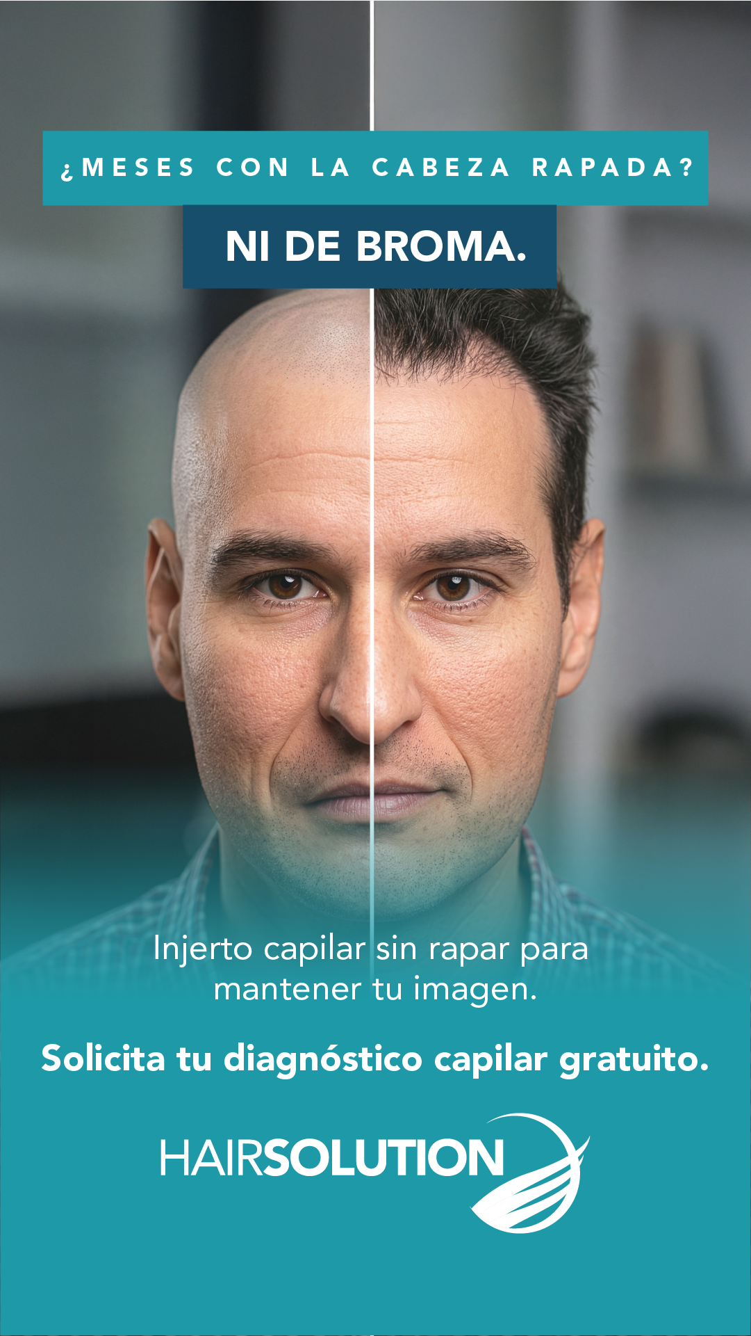 Hair Solution Facebook ad