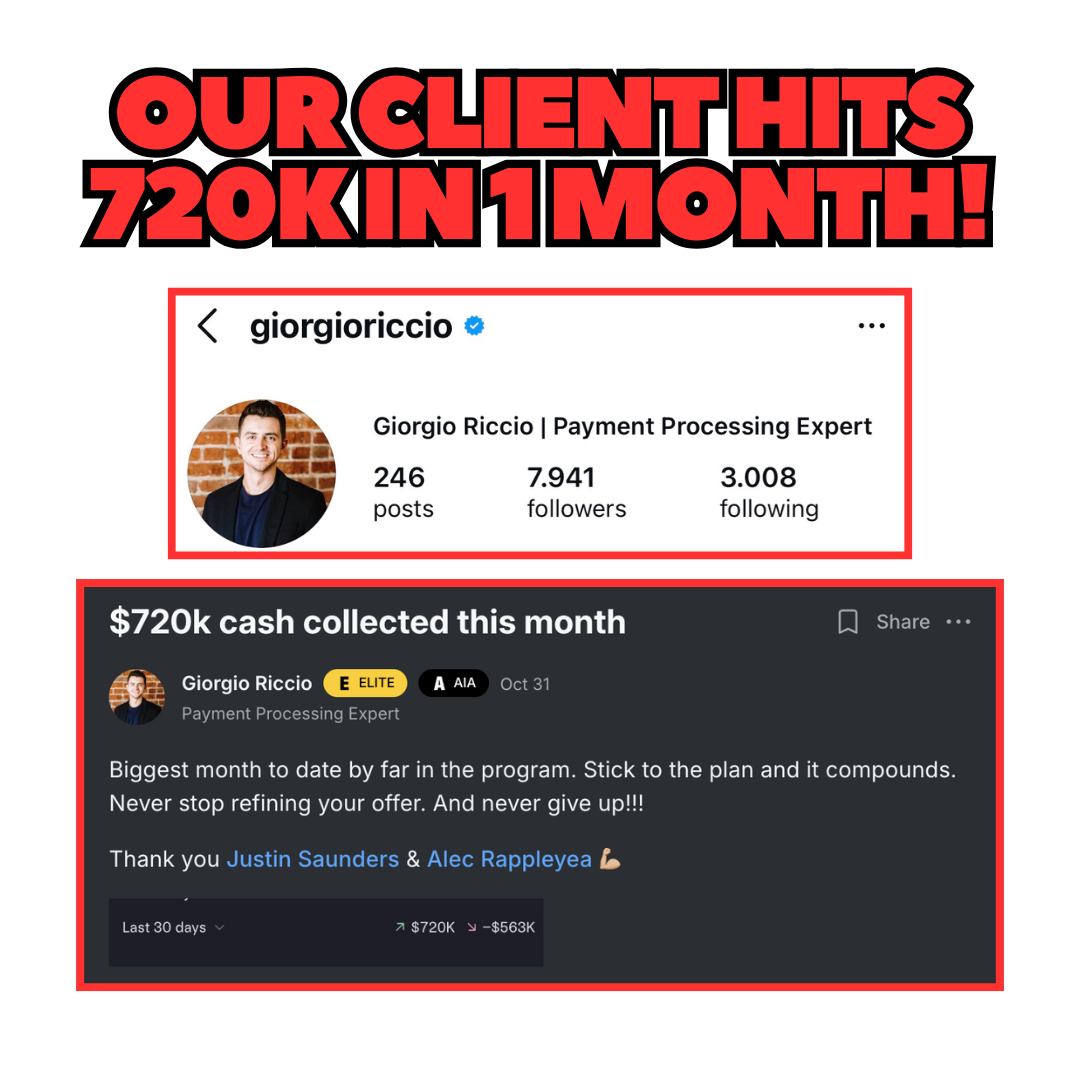 Justin - Get Clients Facebook ad