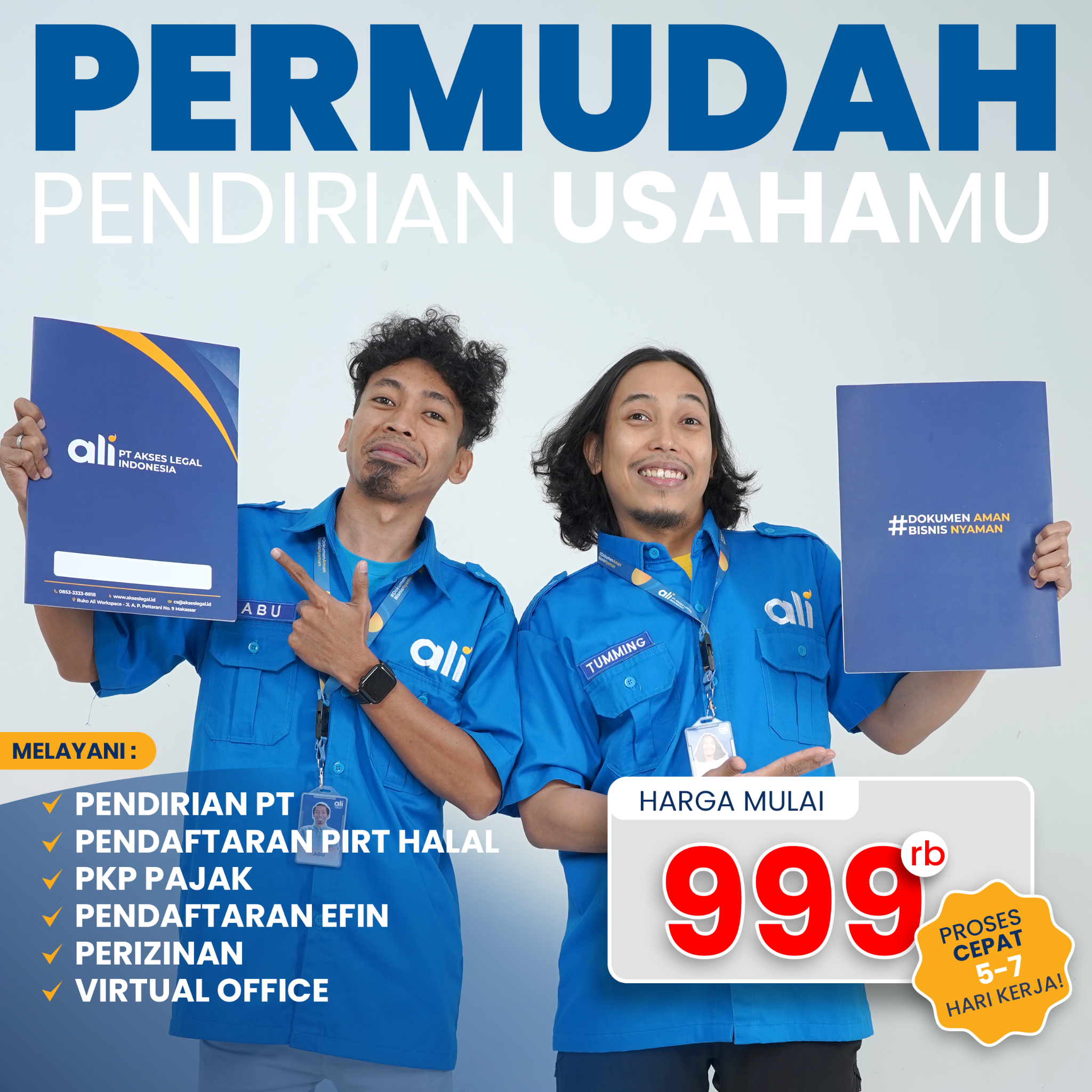 Akseslegal.id Facebook ad: Halo warga Makassar & Sekitarnya!