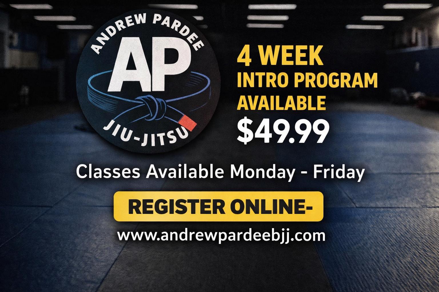 Andrew Pardee Brazilian Jiu-Jitsu Academy Facebook ad: Andrew Pardee Brazilian Jiu-Jitsu offers BJJ, Judo, No-Gi…