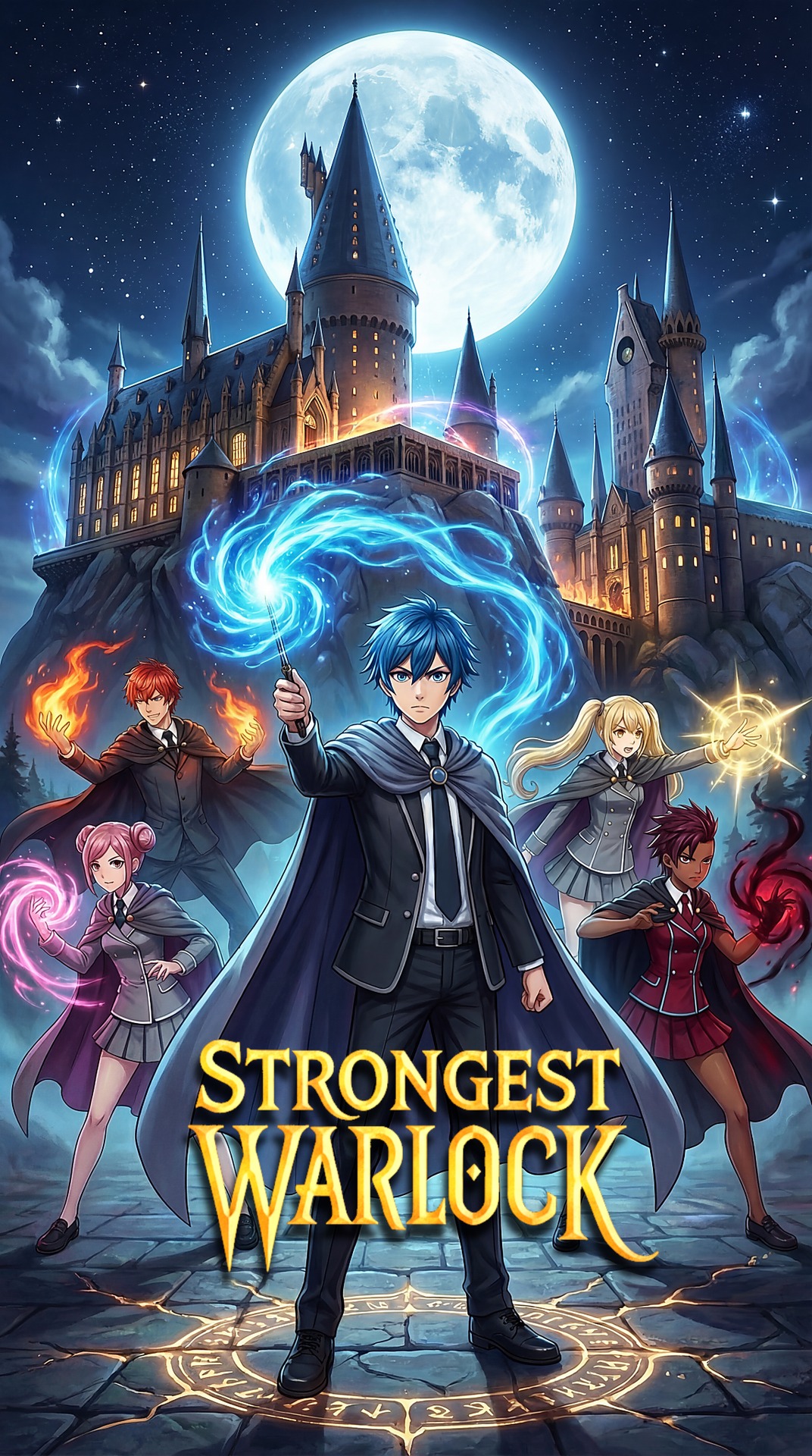 Pocket Saga - Fantasy & Action Facebook ad: Watch Free Episodes of Strongest Warlock on Pocket Saga…