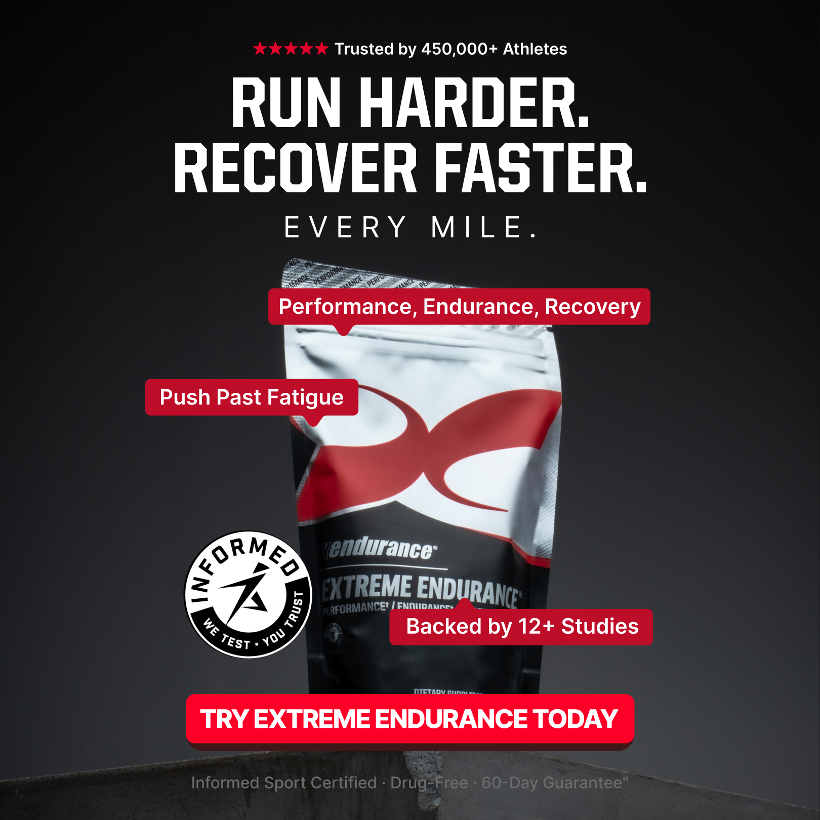 Xendurance Facebook ad from Jul 21, 2026