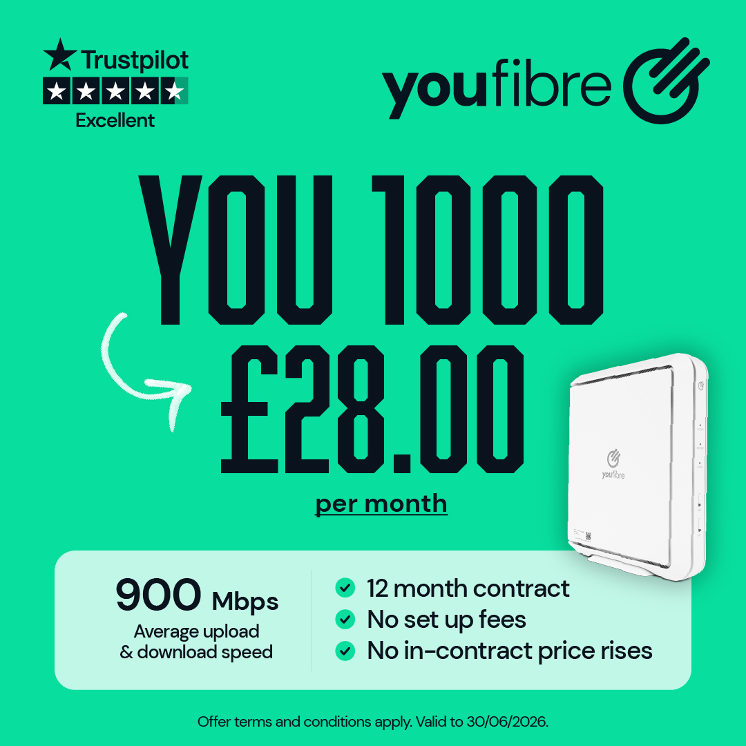 YouFibre Facebook ad