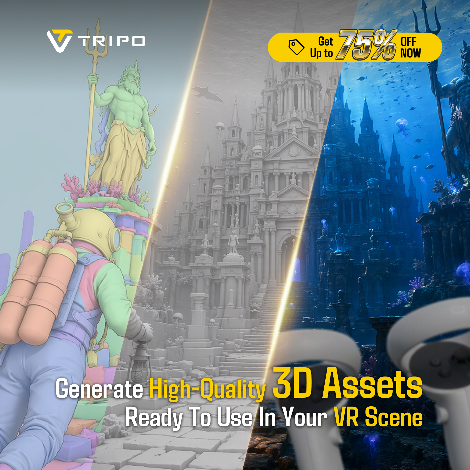 Tripo 3D Facebook ad