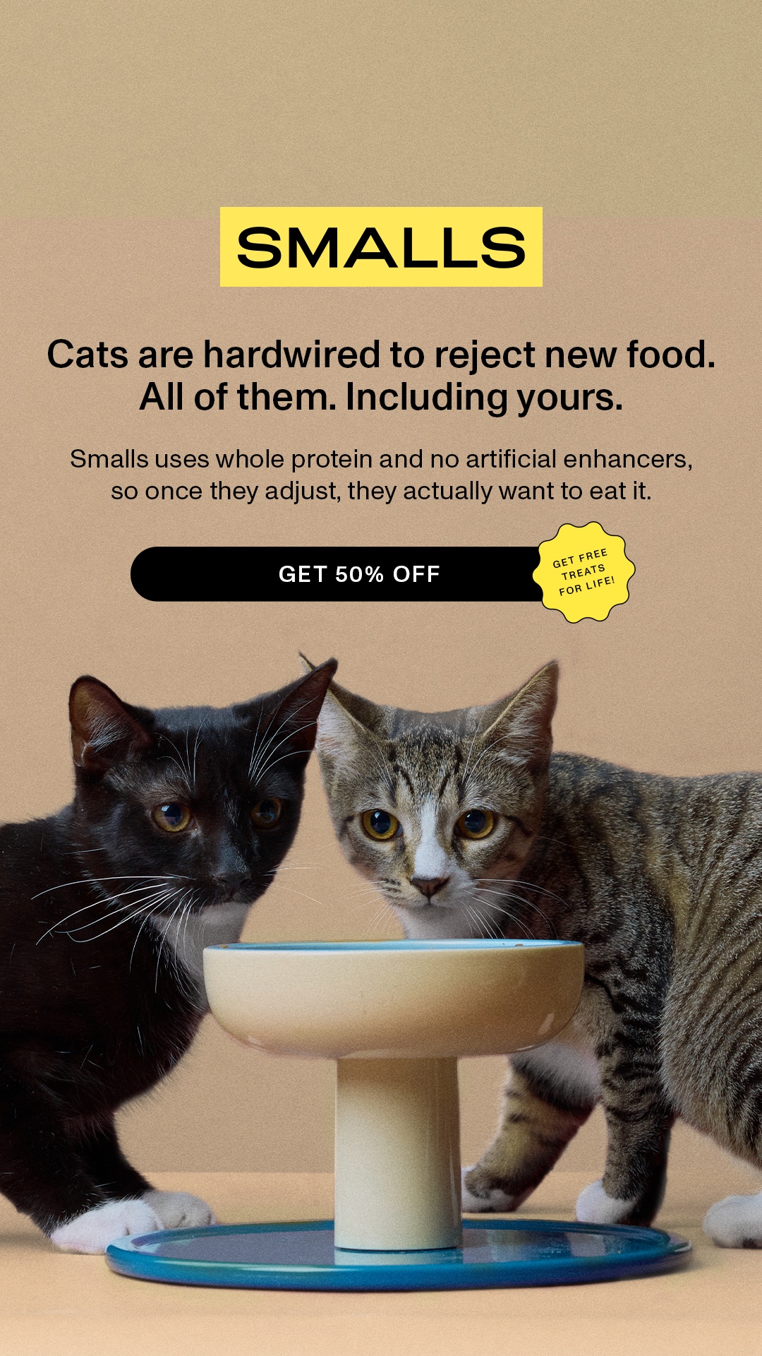 Smalls Facebook ad