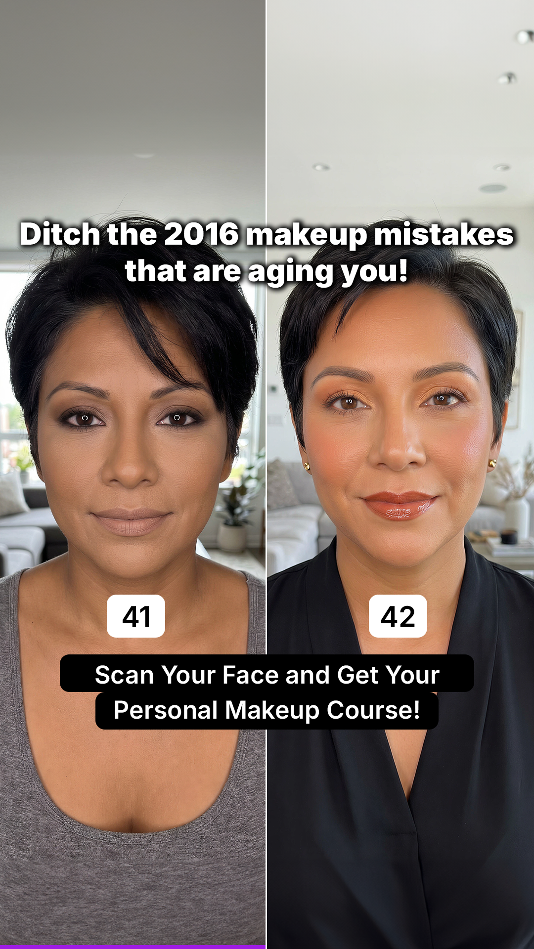 Luvly Makeup Facebook ad: Try Luvly NOW