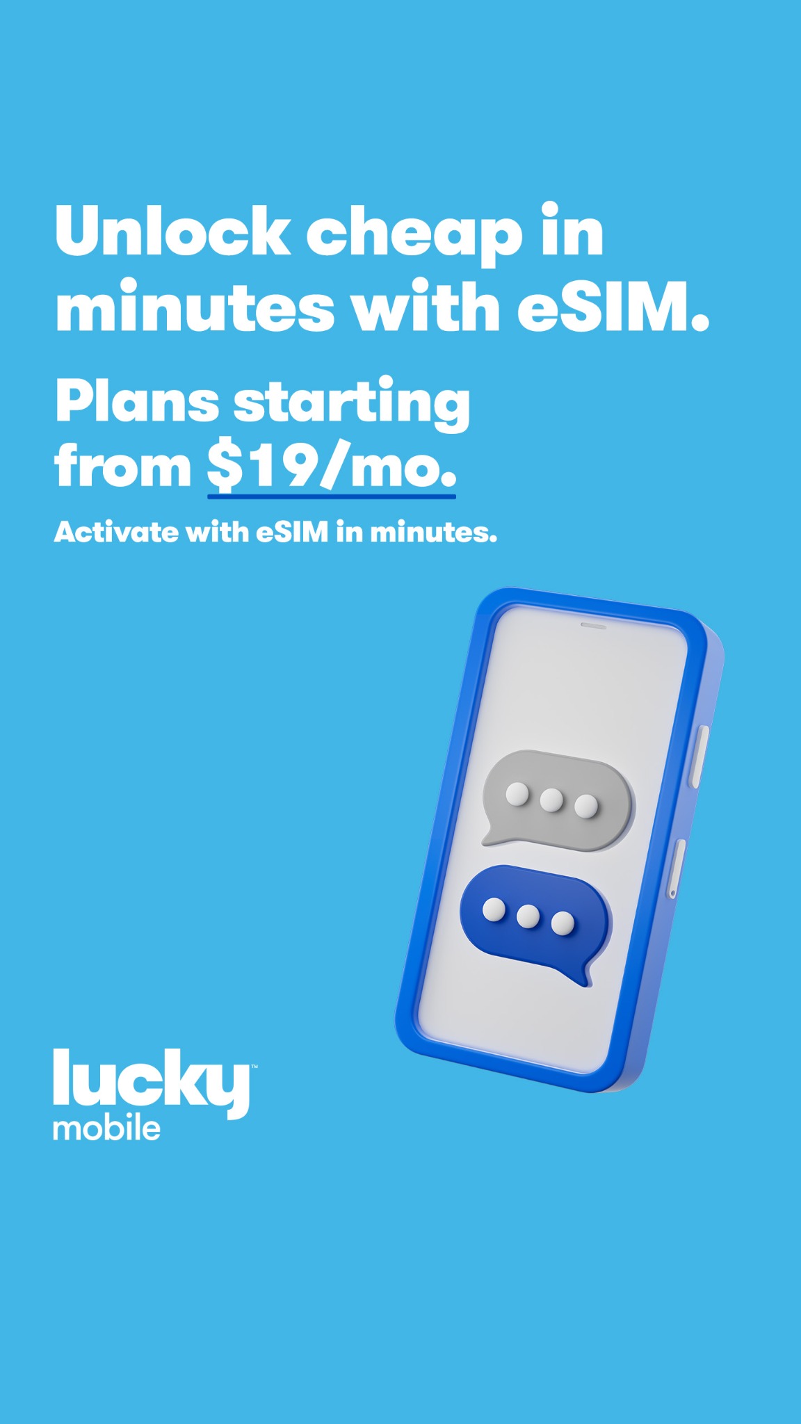 Lucky Mobile Canada Facebook ad from May 1, 2026