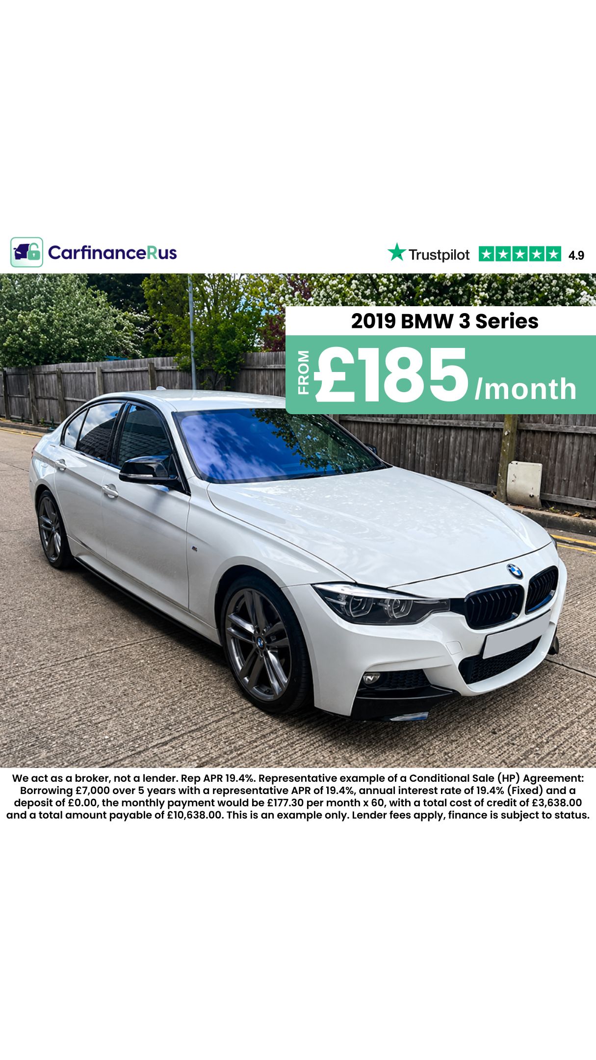 CarFinance R Us Facebook ad