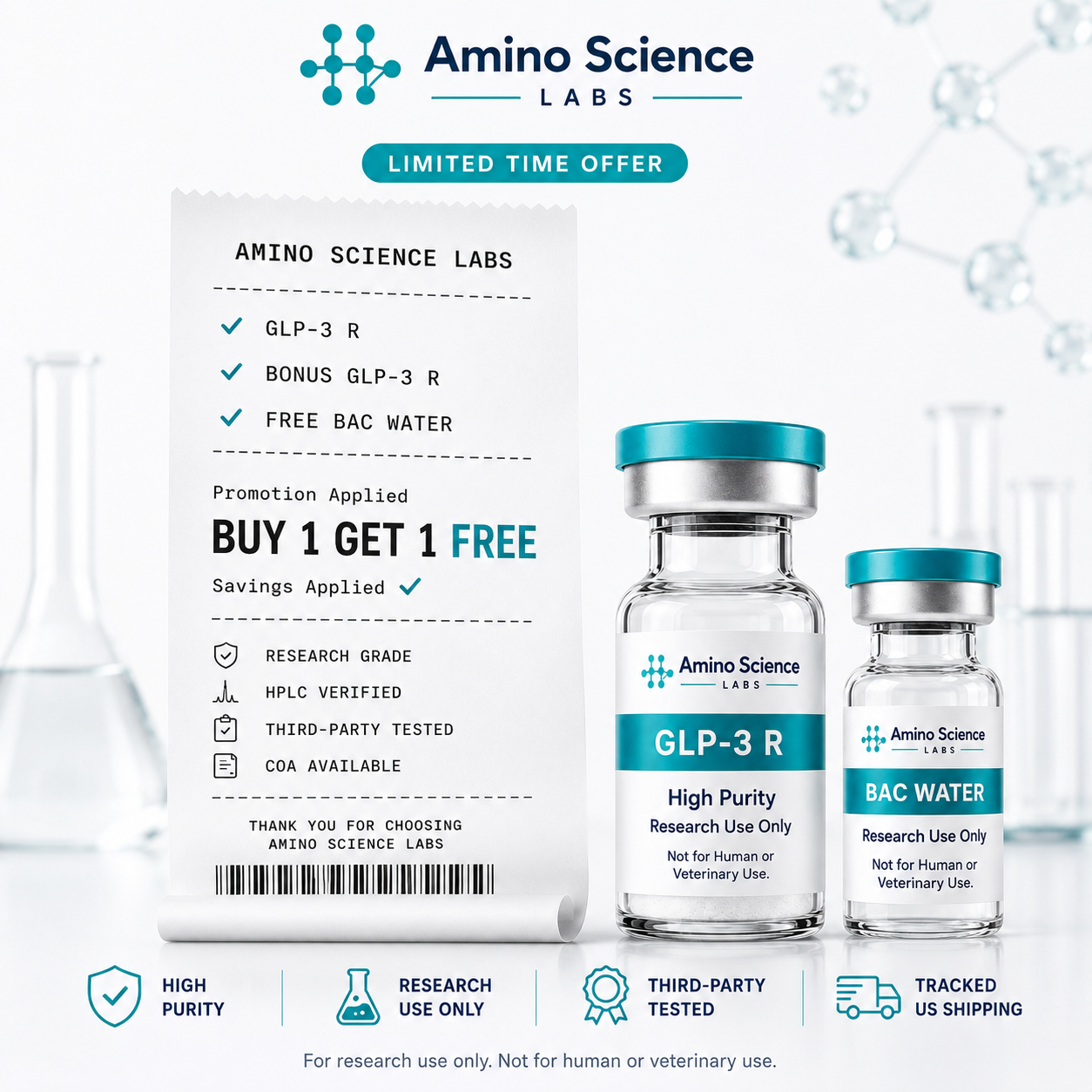 Amino Science Labs Facebook ad