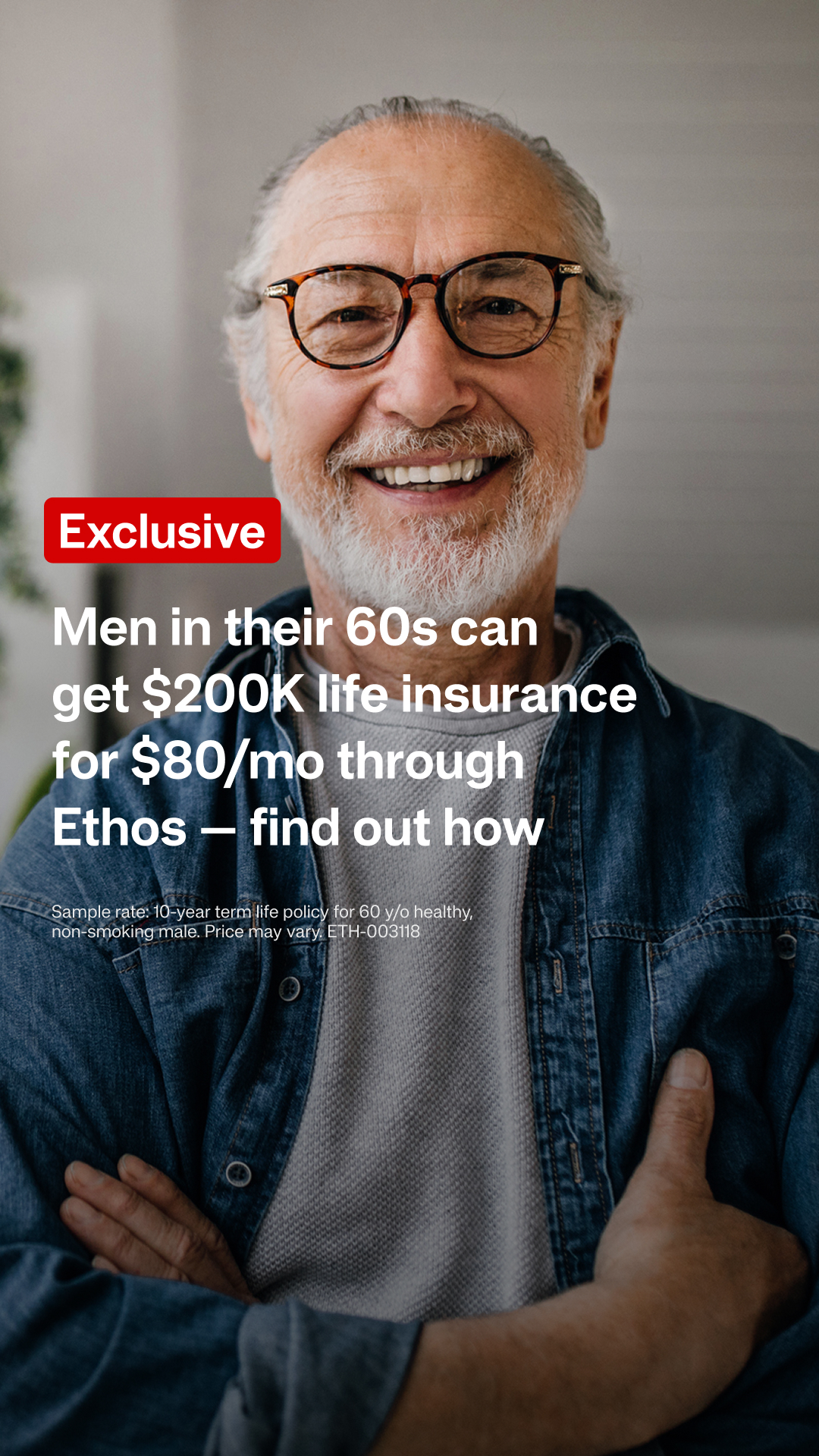 Ethos Facebook ad