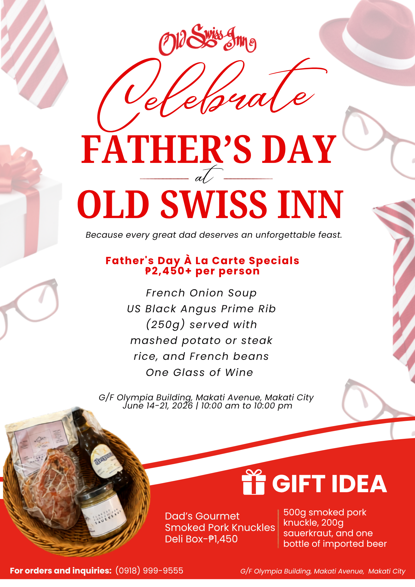 Old Swiss Inn Restaurant Facebook ad